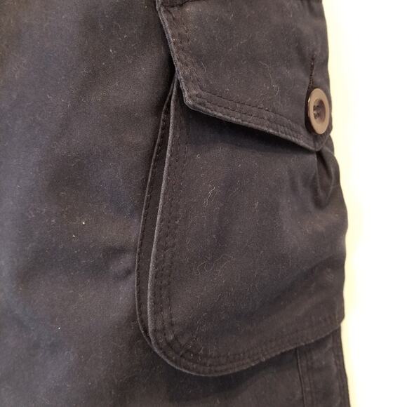 Splash Vintage Cargo Pants Navy Blue Pedal Pushers Pockets Size 16 - Picture 8 of 15